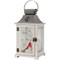 Carson Home Accents 270780 13.5 x 6.25 x 6.25 in. Heaven with Cardinal LED Candle &#x26; Timer Lantern